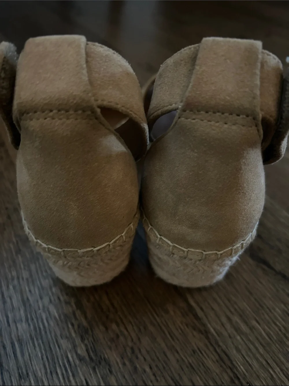 Women's Franco Sarto Pela Tan Espadrille Wedge Sandals